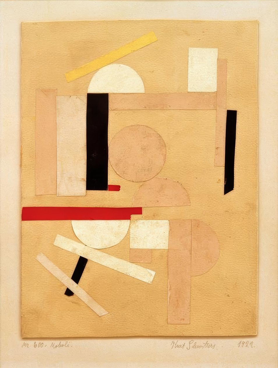 Mz. 600. Moholi. af Kurt Schwitters
