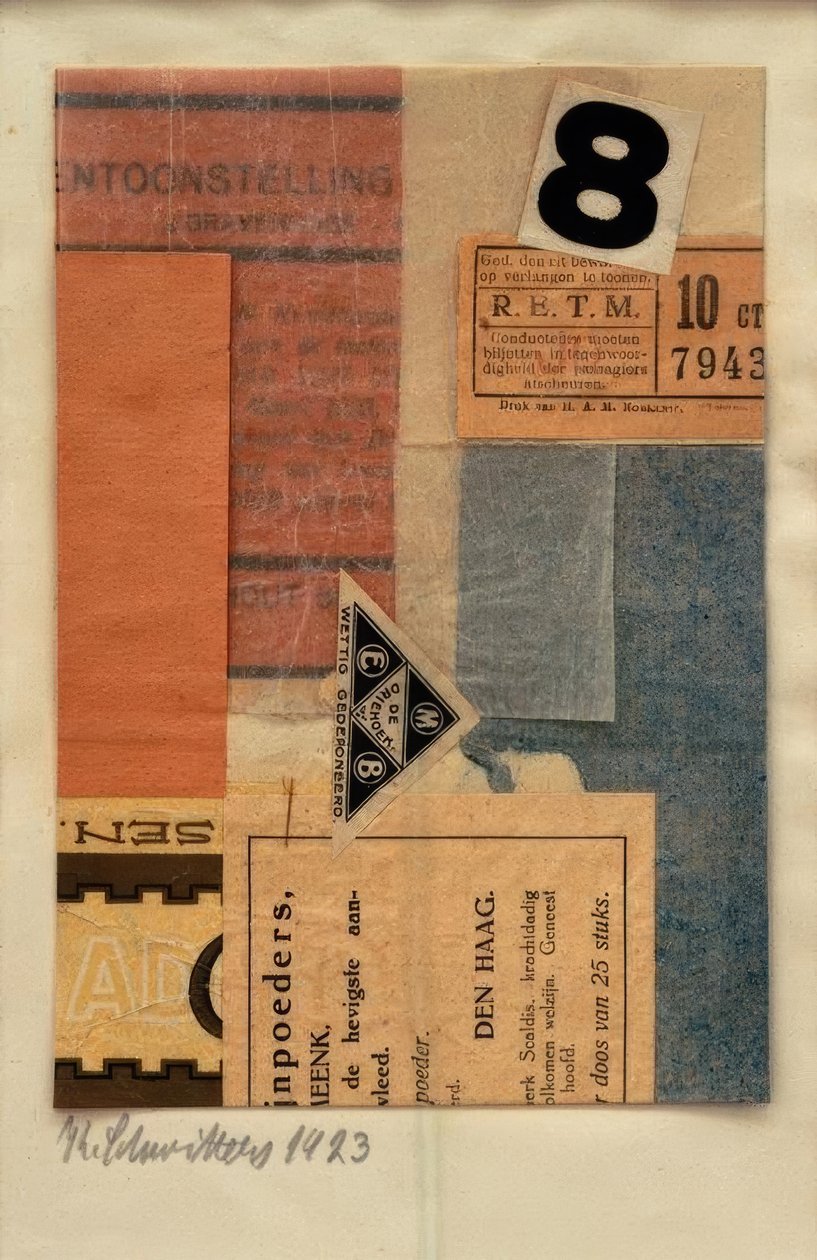 Uden titel (8) af Kurt Schwitters