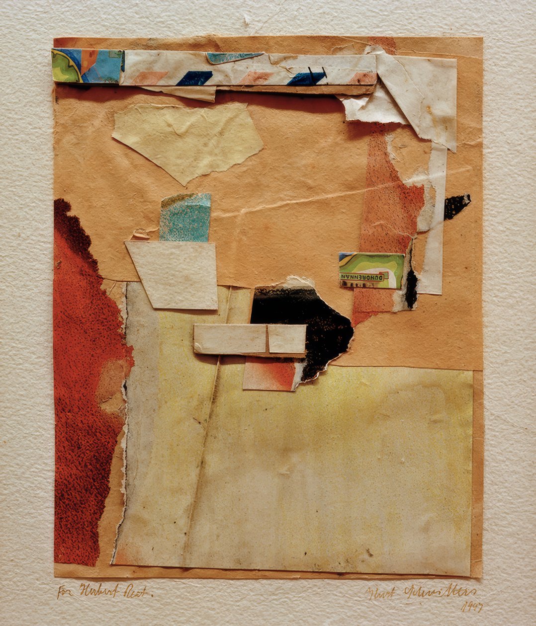 Ohne Titel (For Herbert Read) af Kurt Schwitters