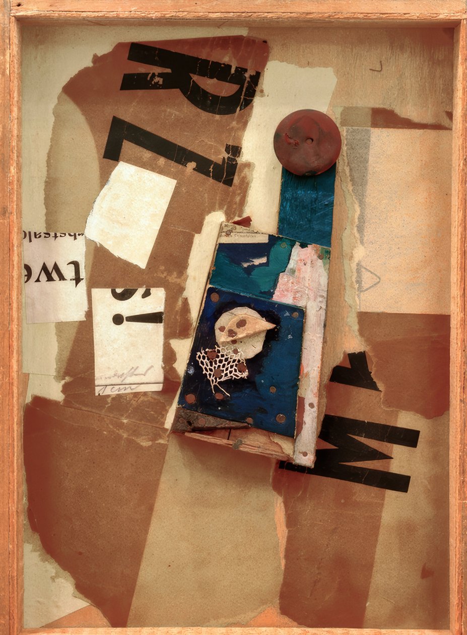 Unavngivet (Merz) af Kurt Schwitters
