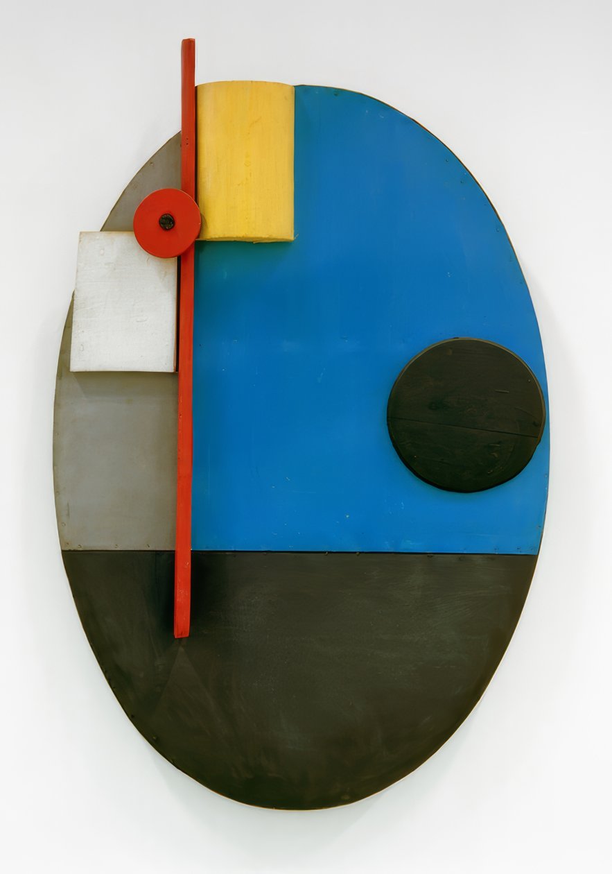 Uden titel (oval konstruktion) af Kurt Schwitters