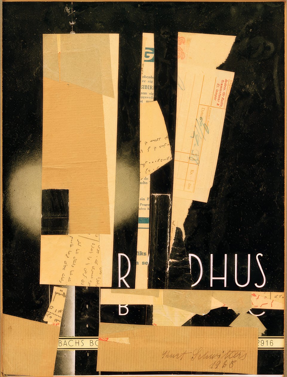 Unavngivet (R DHUS) af Kurt Schwitters