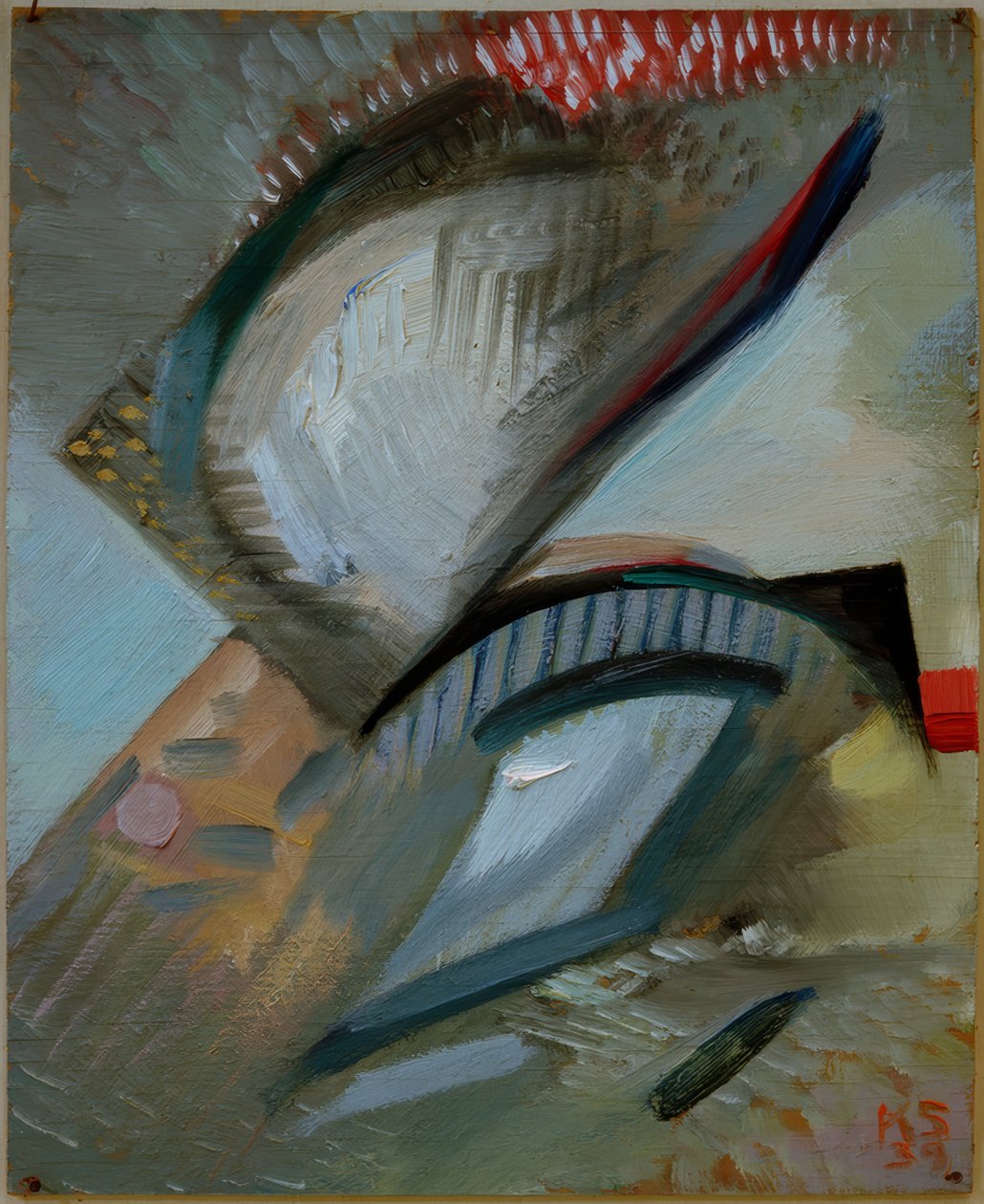 Uden titel (zigzag) af Kurt Schwitters