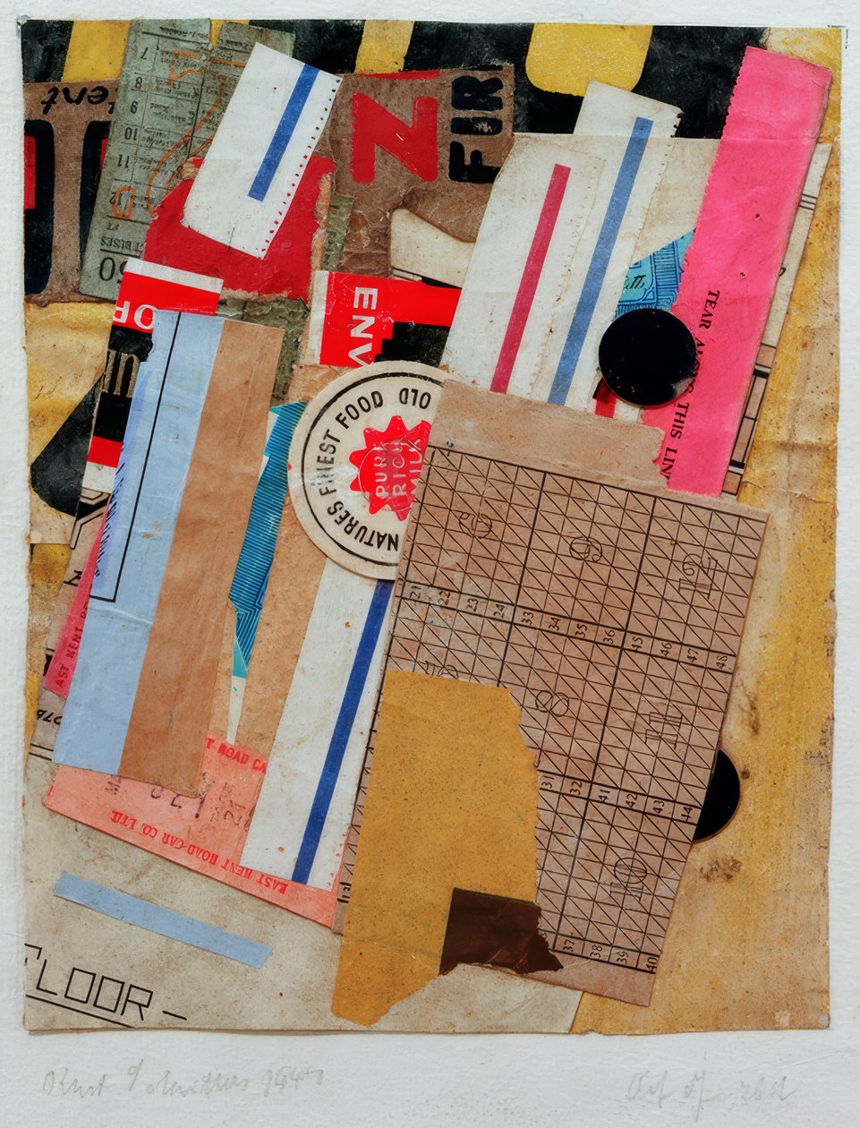 Ud af rødt af Kurt Schwitters