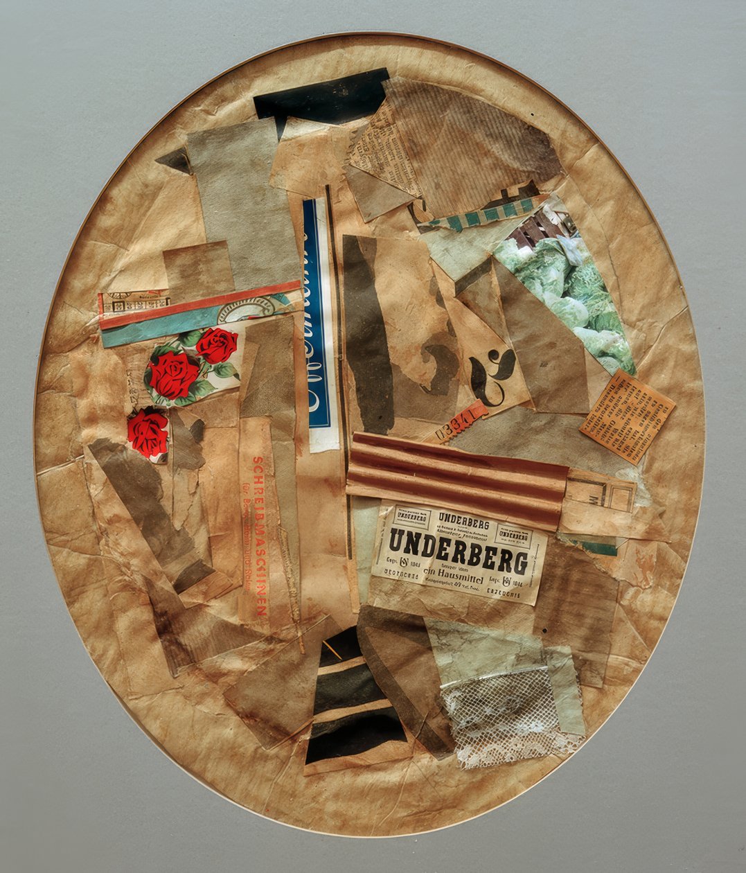 Oval (Underberg) af Kurt Schwitters