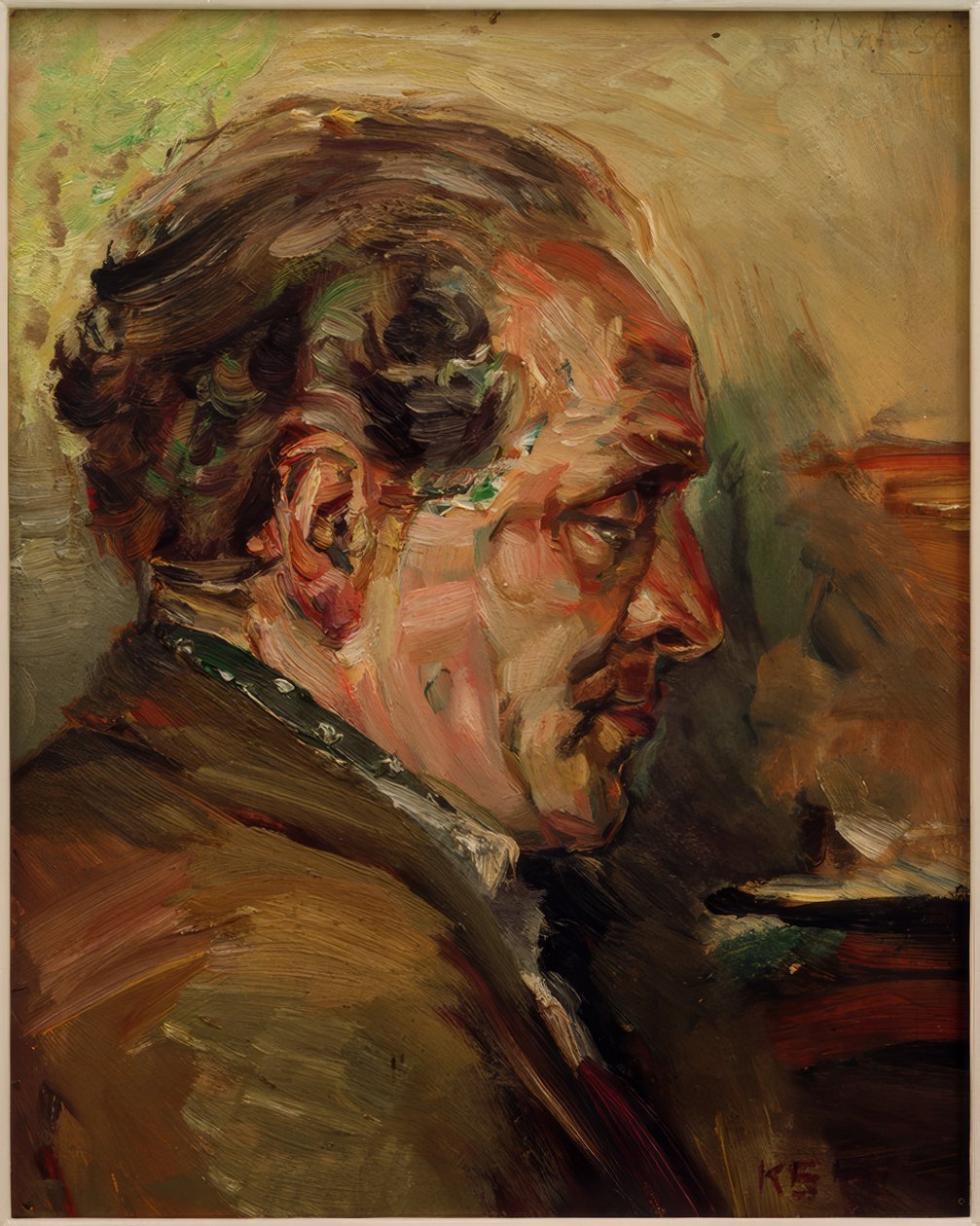 Portræt af billedhuggeren Charoux af Kurt Schwitters