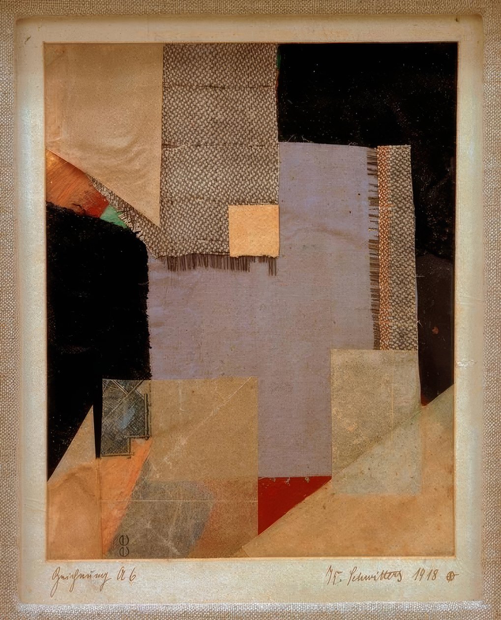 Tegning A 6 af Kurt Schwitters