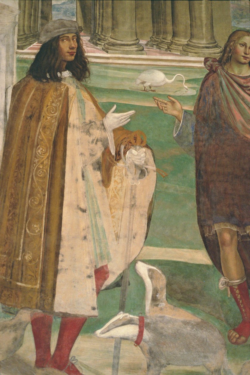 Den hellige Benedikts liv (detalje) af L. and Sodoma, G. Signorelli