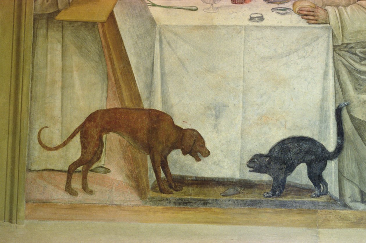 St. Benedikts liv (detaljer) af L. and Sodoma, G. Signorelli