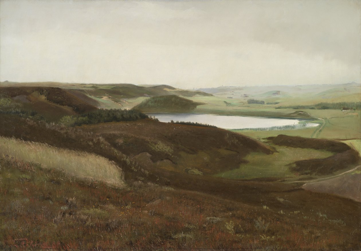 A Landscape near Bryrup, Jutland af Laurits Andersen Ring