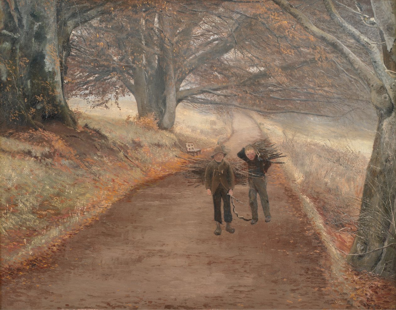 Gangsti ved Herlufsholm, Sjælland af Laurits Andersen Ring
