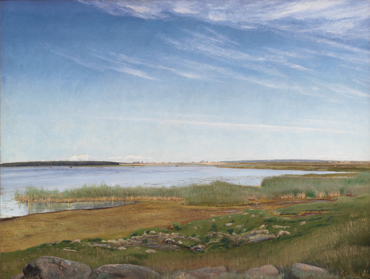 The Fjord near Karrebæksminde, Zealand af Laurits Andersen Ring