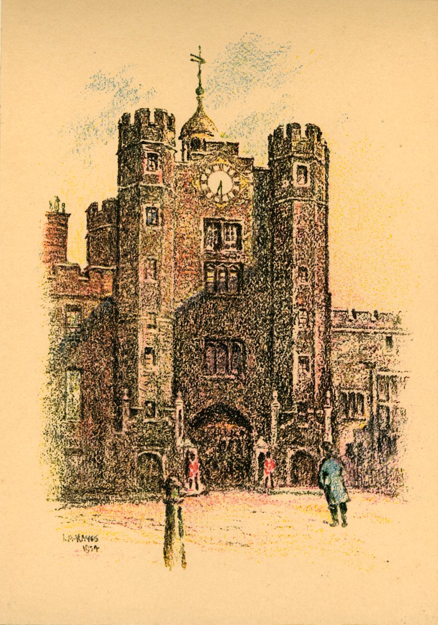 St. James Palace, 1924. af L. A. Hayes