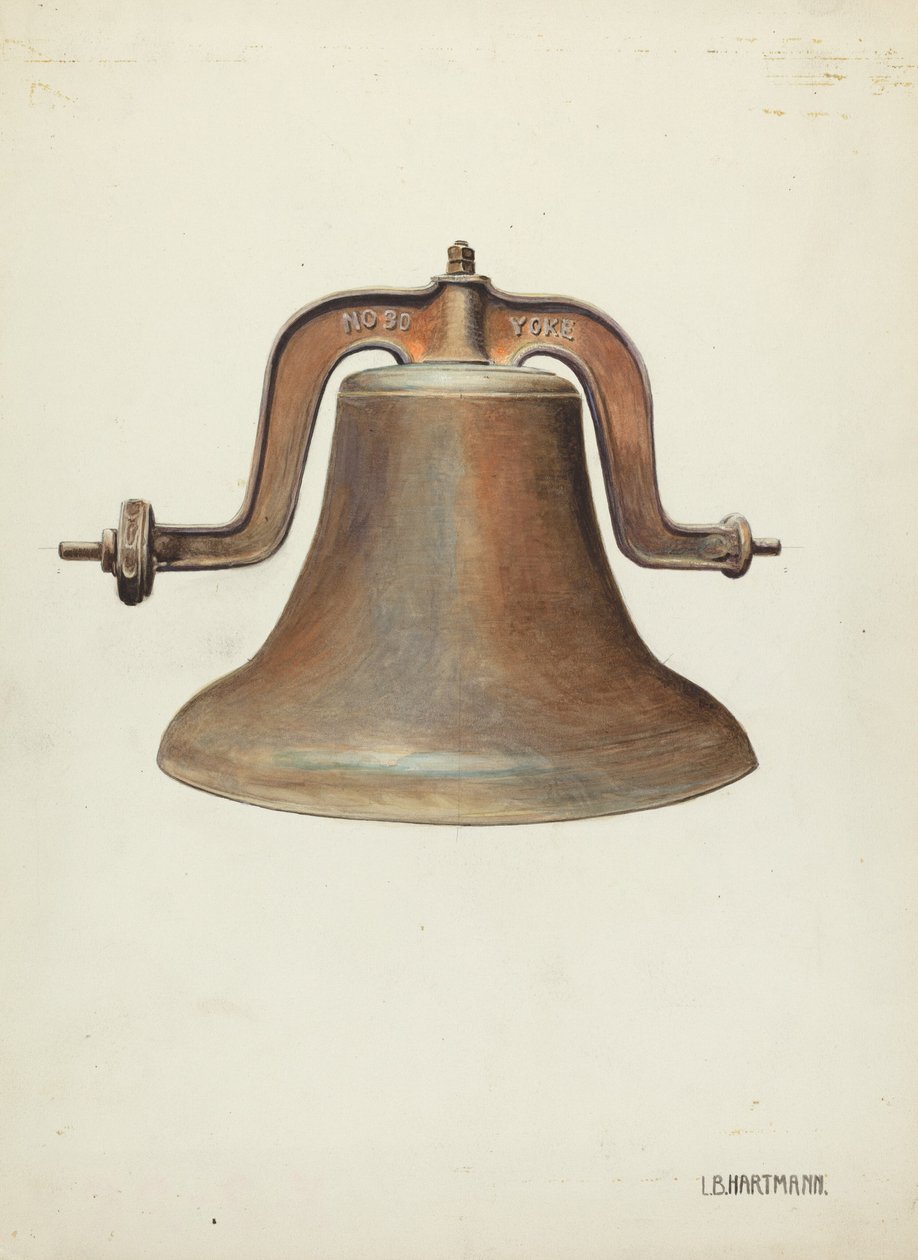 Kirkeklokke af L. B. Hartmann