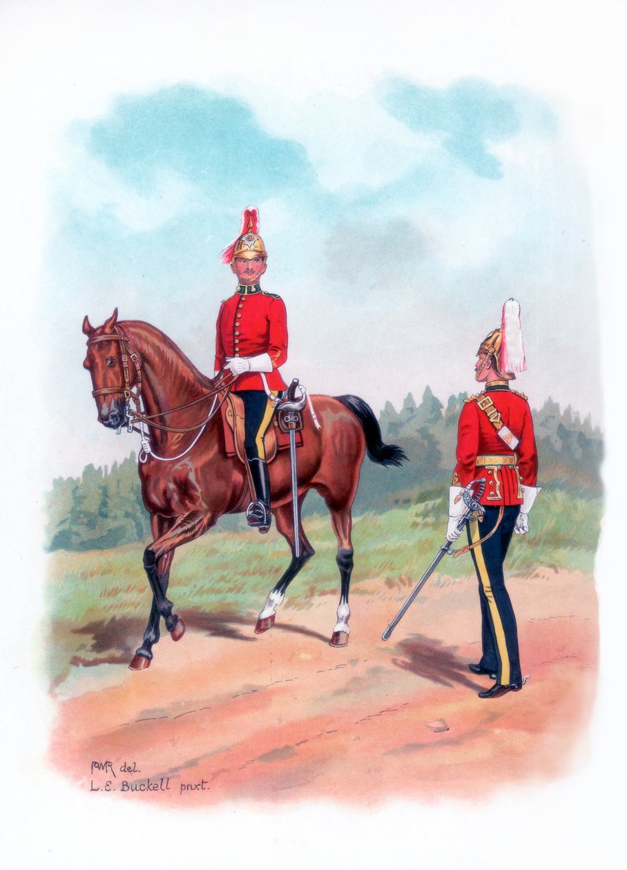 Dragevagter, 1915. af L. E. Buckell
