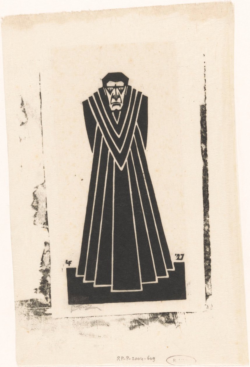Præst i en toga af L. Fritz (signed by artist)