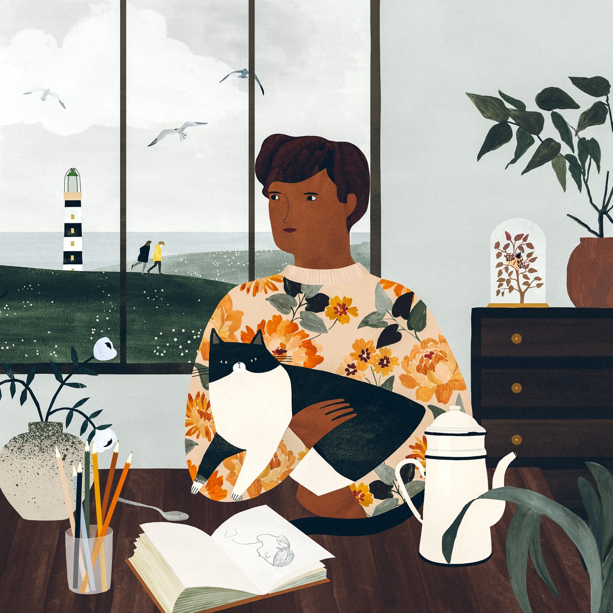 Overskyet eftermiddag, 2019 af Léa Le Pivert