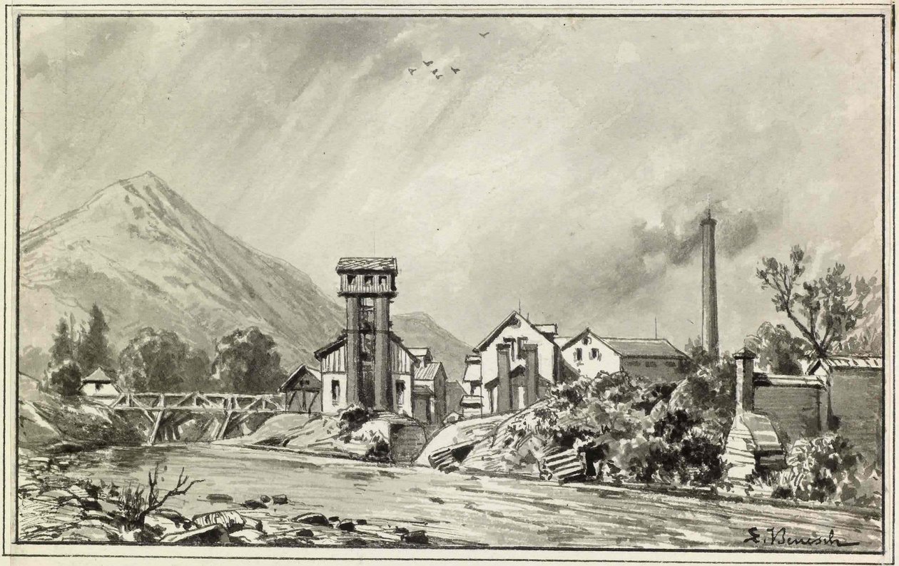 Papirmølle i Goricanahn af Ladislav Benesch