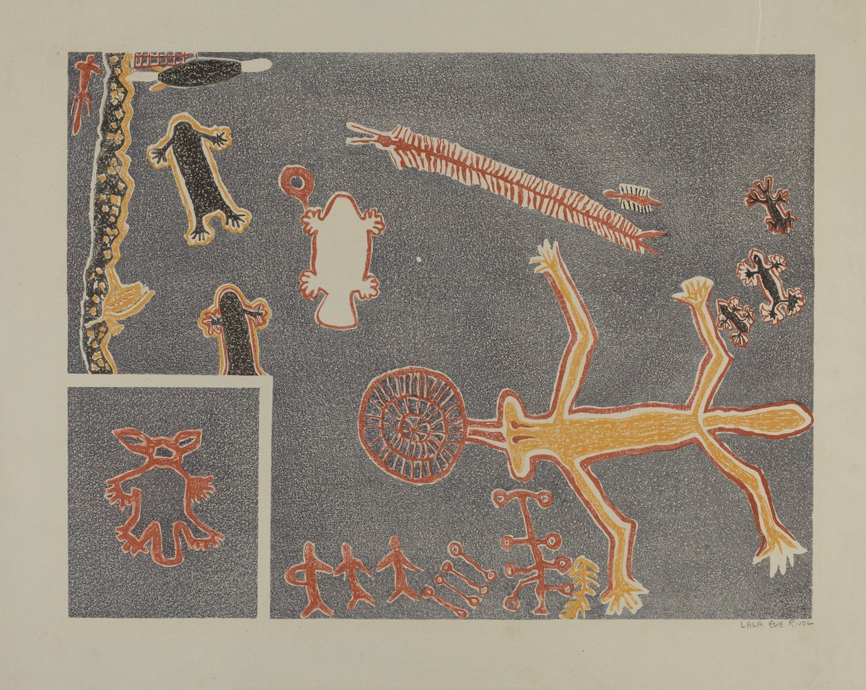 Petroglyffer af Lala Eve Rivol