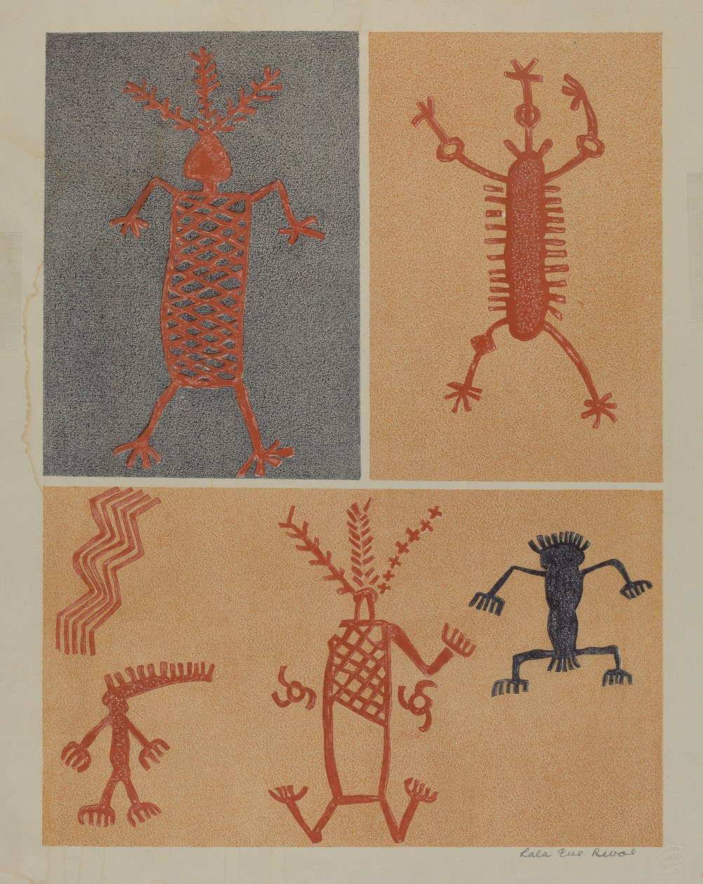 Petroglyffer af Lala Eve Rivol