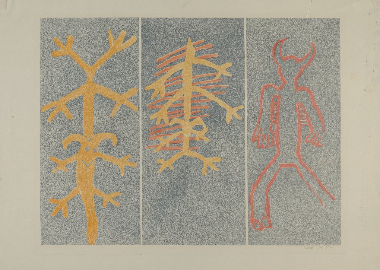 Petroglyph Design af Lala Eve Rivol