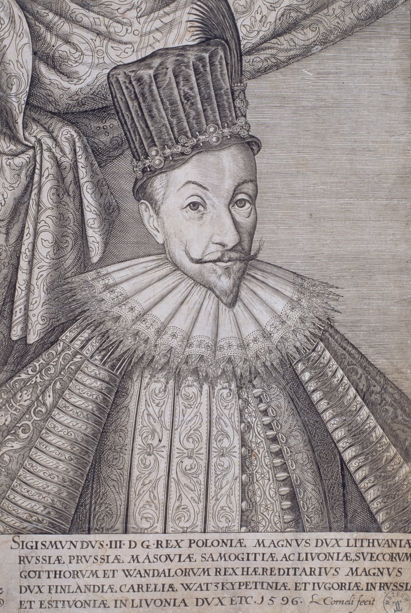 Sigismund Vasa III (1566-1632) Konge af Polen, 1596 af Lambert Cornelis