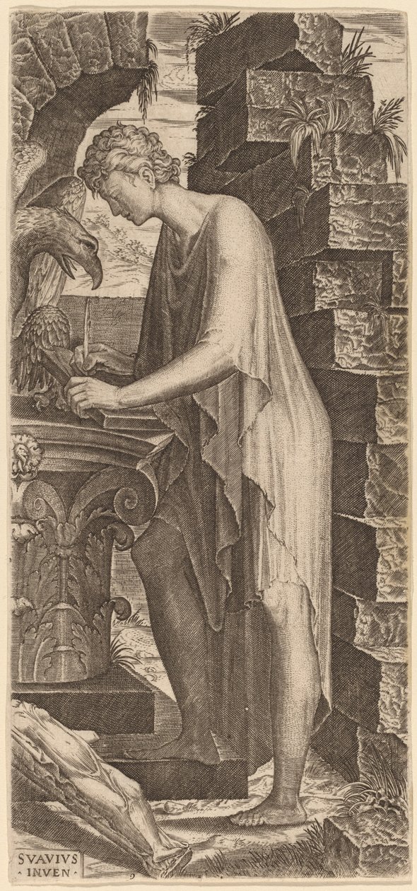 Sankt Johannes Evangelisten af Lambert Suavius