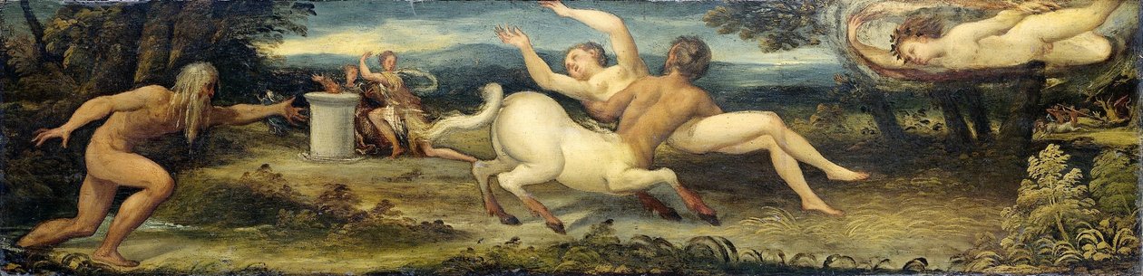 Nessus og Deianira af Lambert Sustris (attributed to)