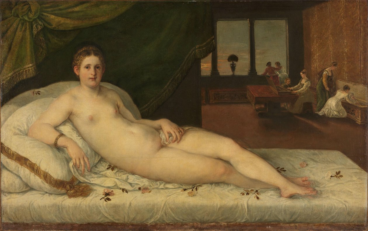 Reclining Venus Liggende Venus af Lambert Sustris (attributed to)