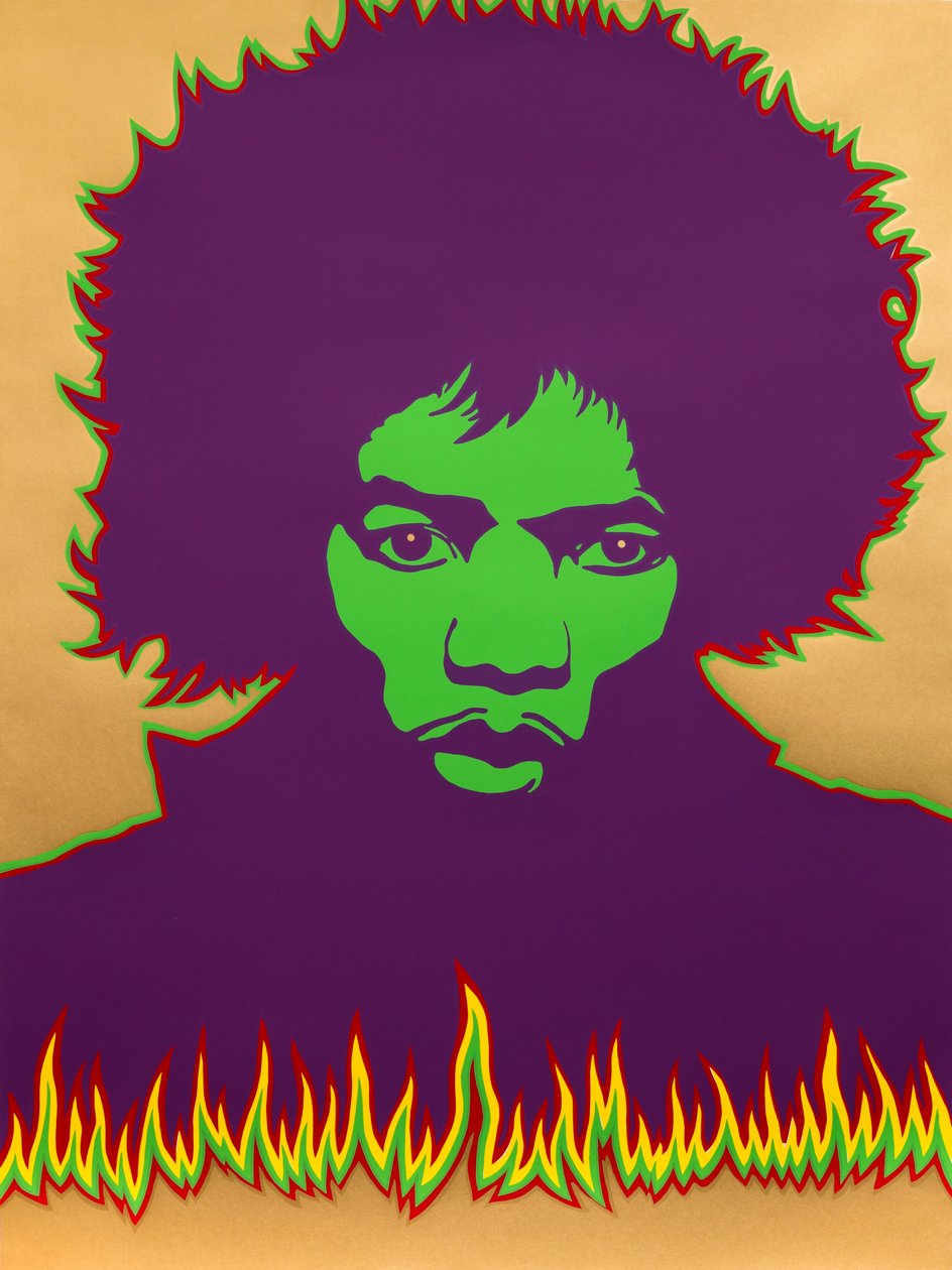 Hendrix - Brand, 1967 af Larry Smart