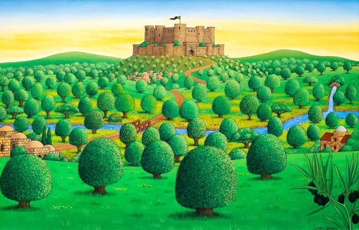 Krak des Chevaliers - Syrien, 1999 af Larry Smart