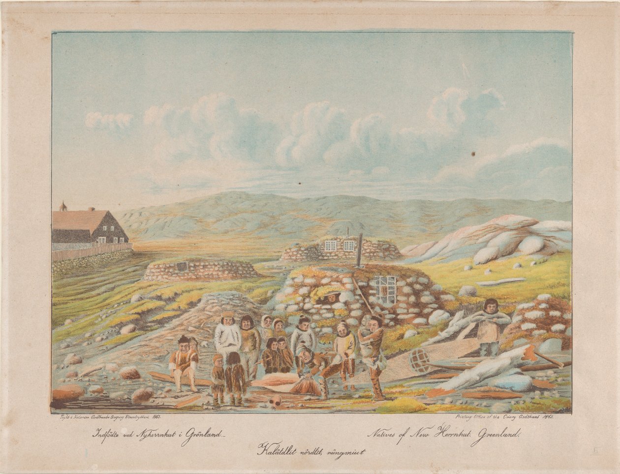 Indfødte fra New Herrnhut, Grønland, af Lars Møller