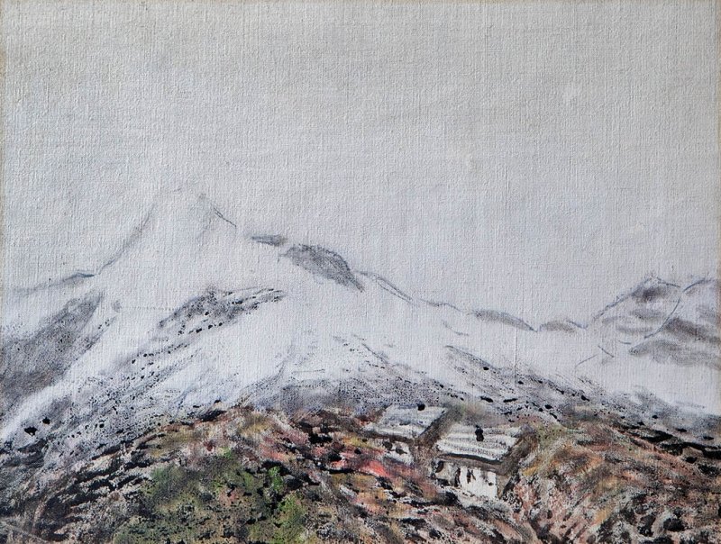 A Teli Tatran English: Tatra in winter af Laszlo Mednyanszky