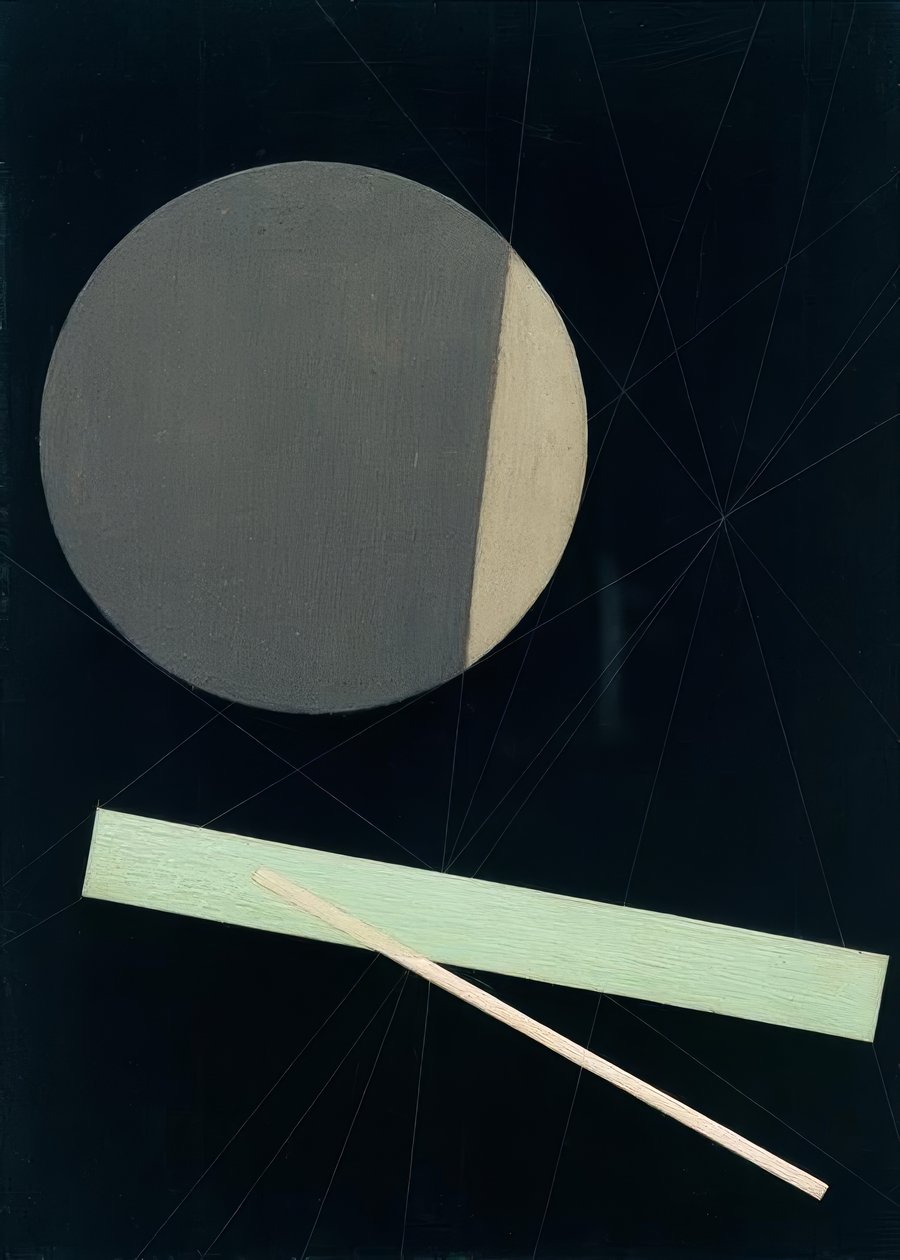 Sammensætning TP5 af Laszlo Moholy Nagy