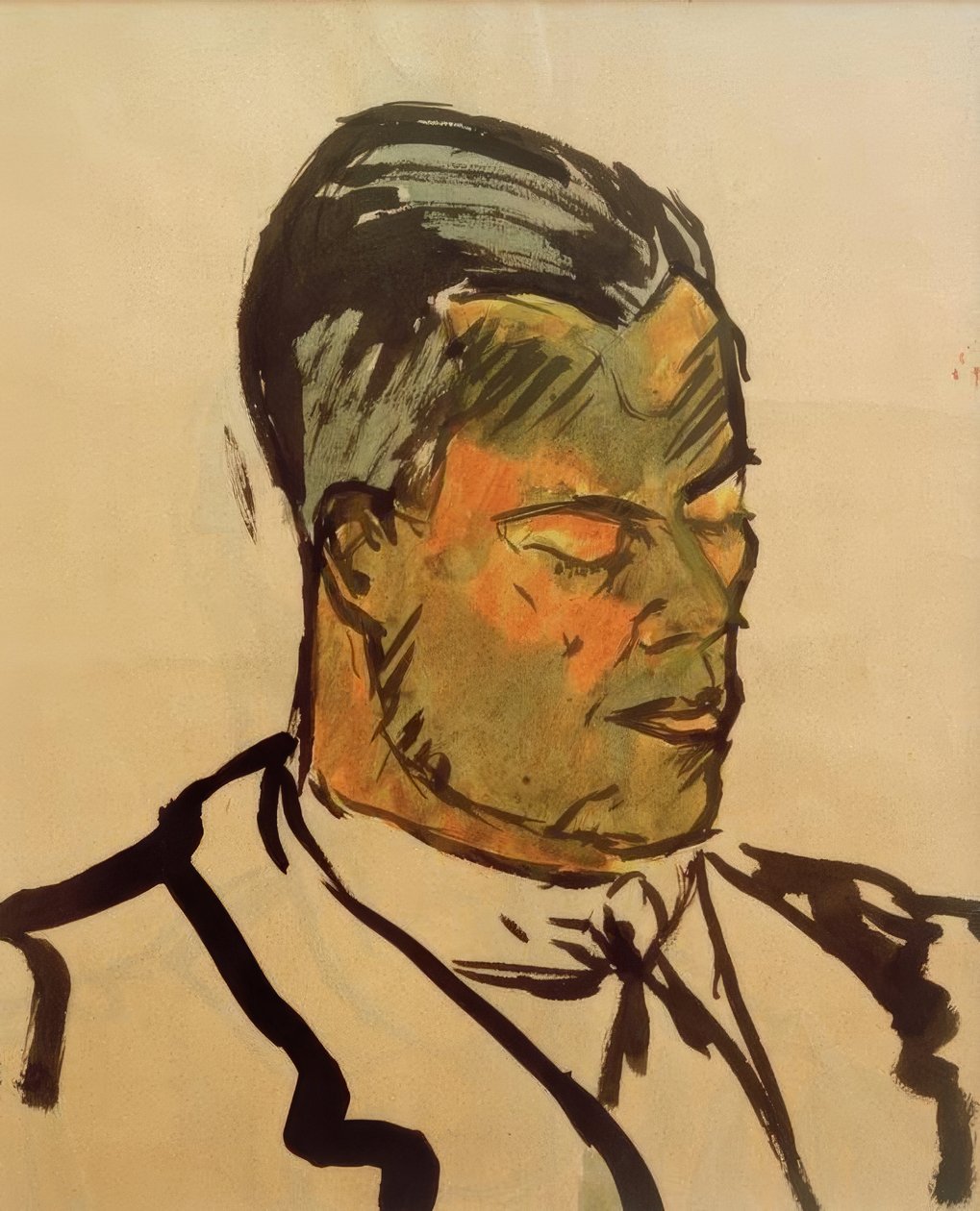 Uden titel (Min bror Jenö) af Laszlo Moholy Nagy
