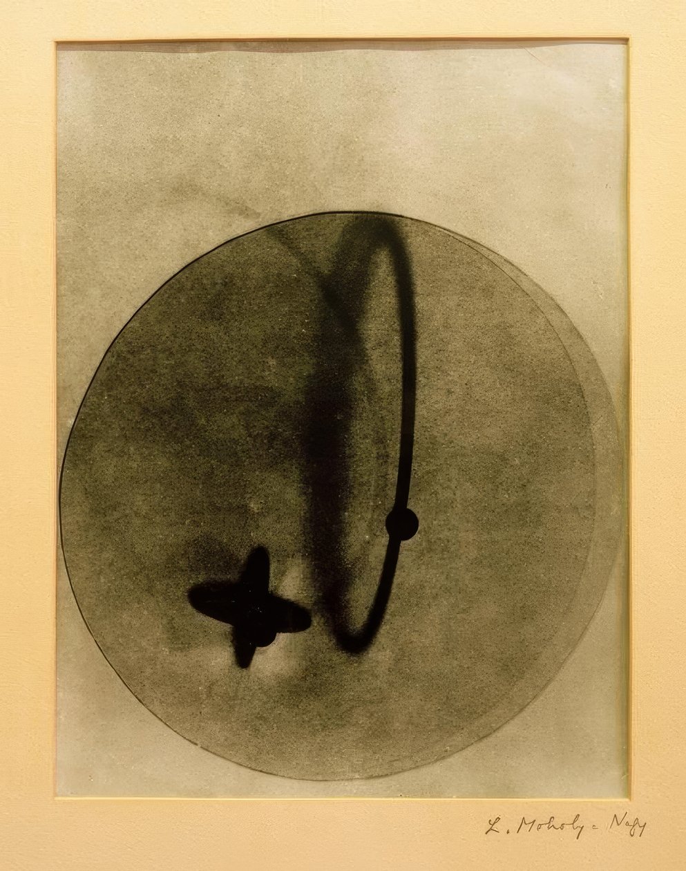 Fotogram (positiv) af Laszlo Moholy Nagy