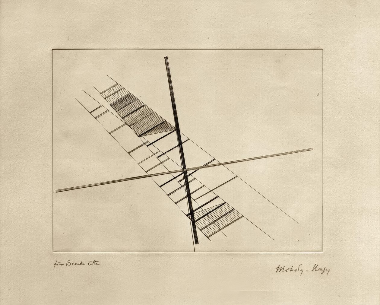 Skærende diagonaler af Laszlo Moholy Nagy