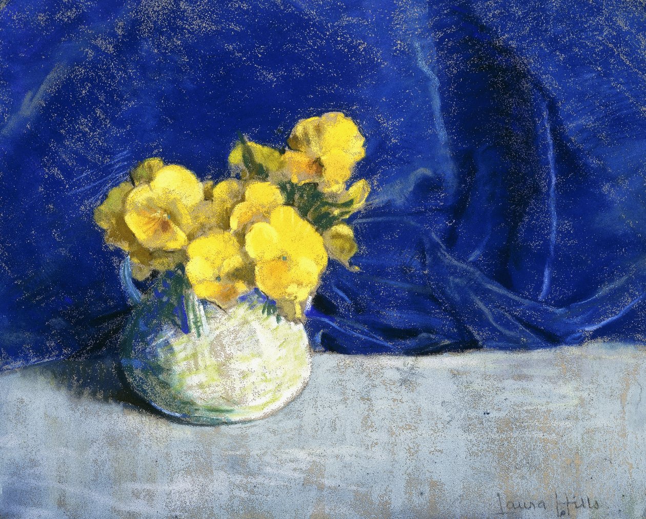 Gule stedmoderblomster af Laura Coombs Hills