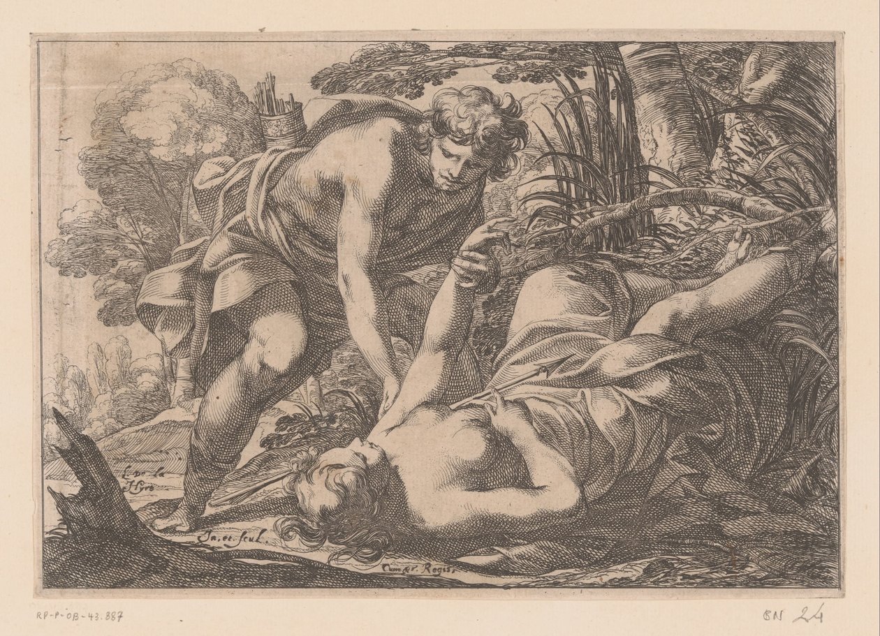 Apollo og Clytia af Laurent de La Hire