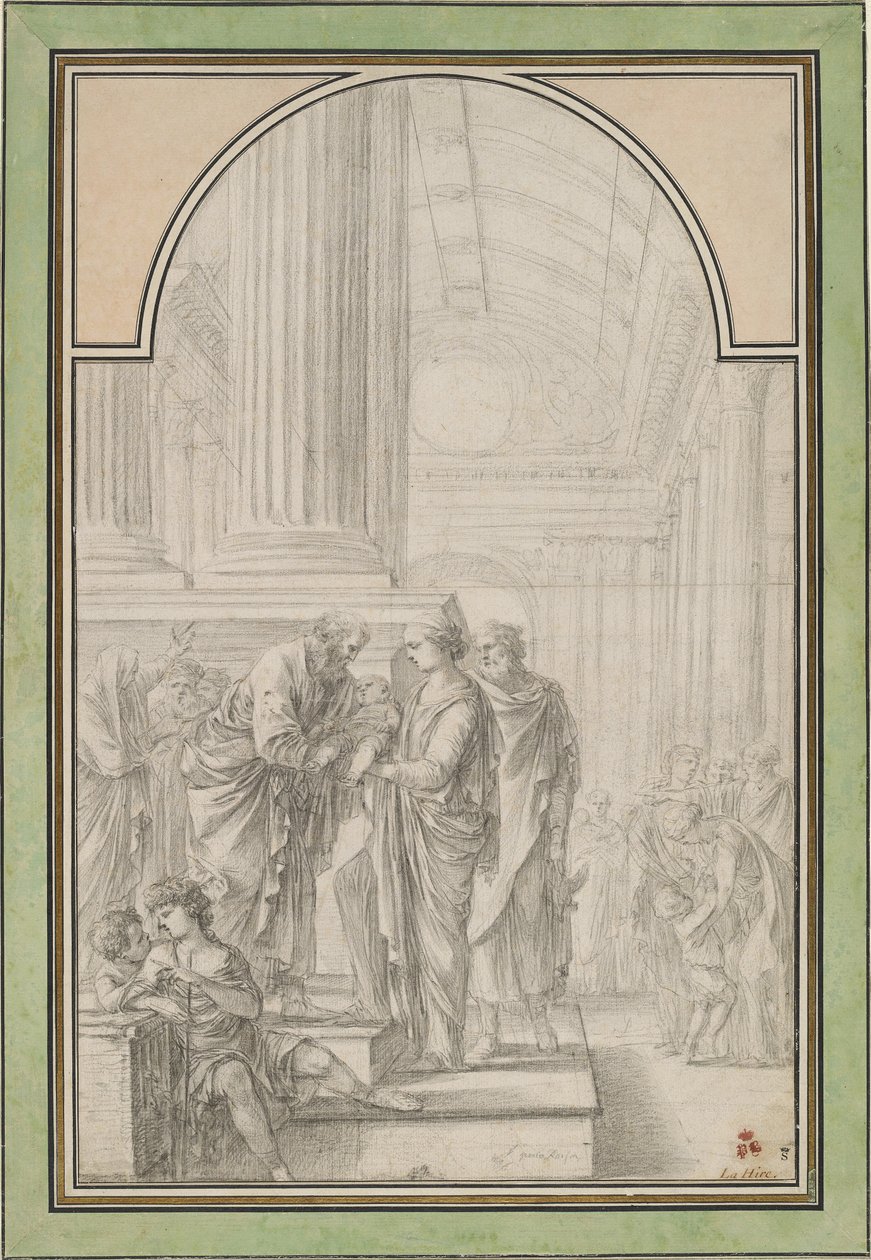 Præsentationen i templet af Laurent de la Hyre