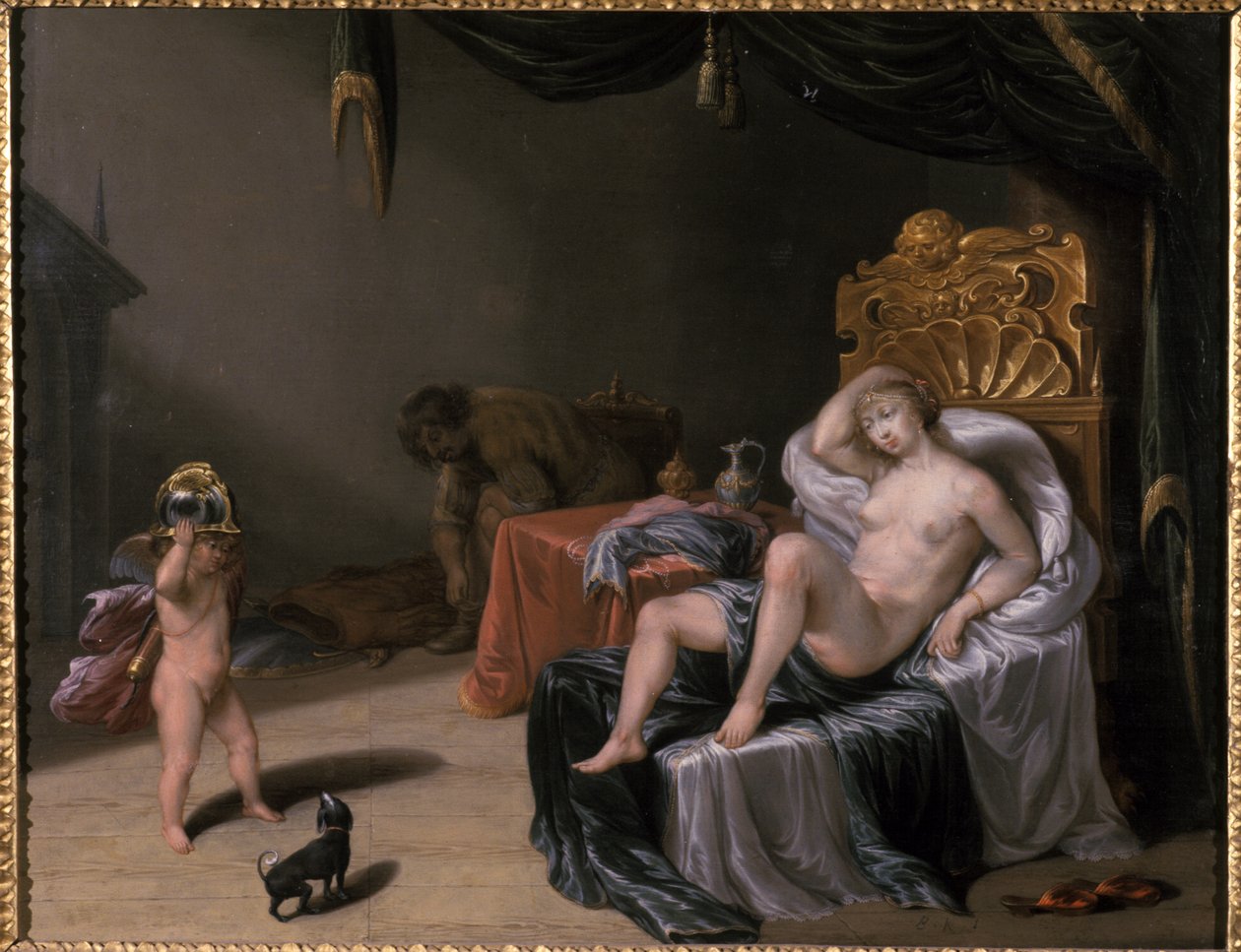 Mars og Venus med Amor af Laurentius de Neter
