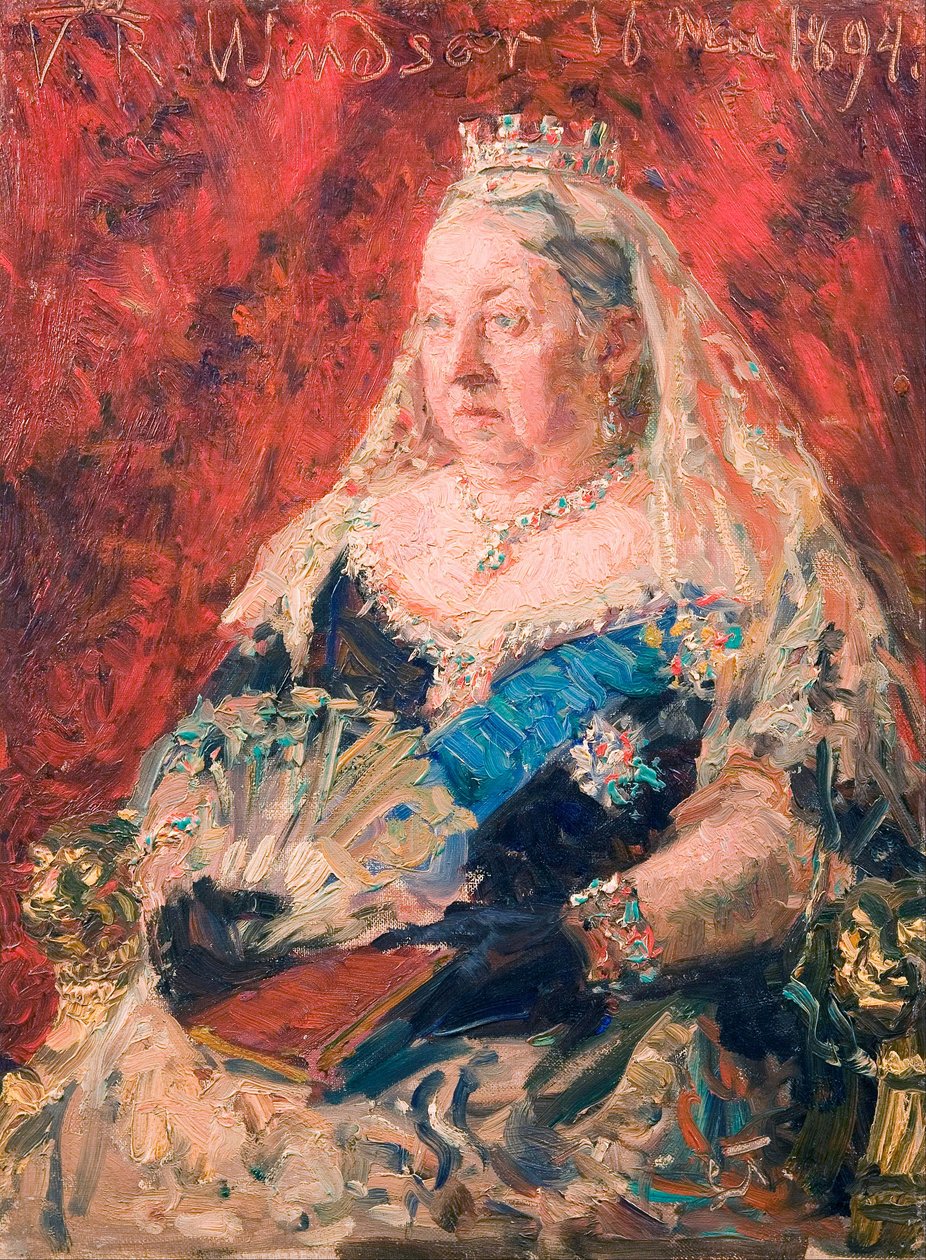 Portræt af dronning Victoria af Laurits Regner Tuxen