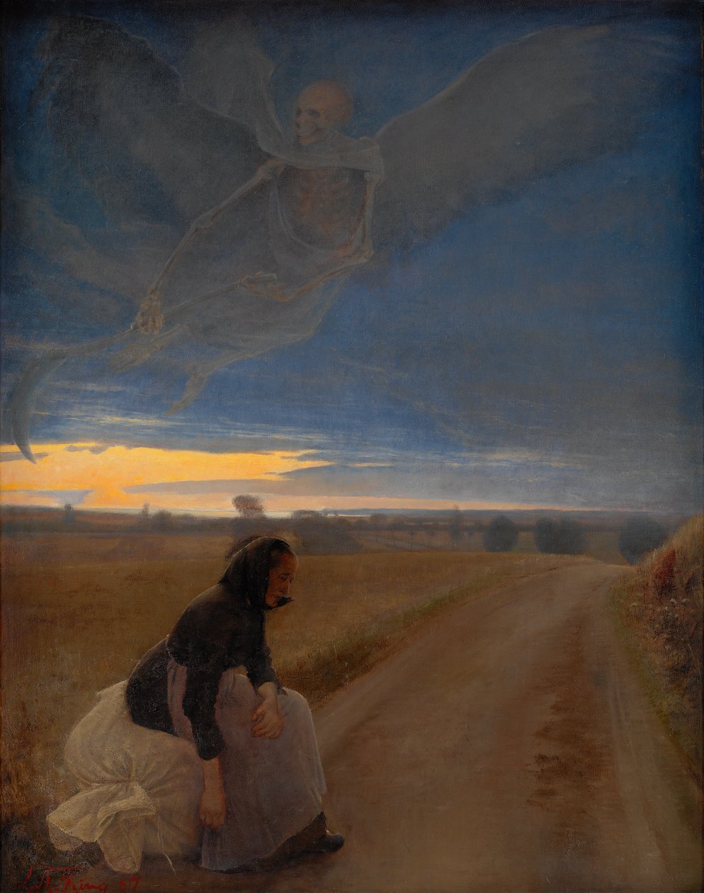 Aften, 1887. af Laurits Andersen Ring