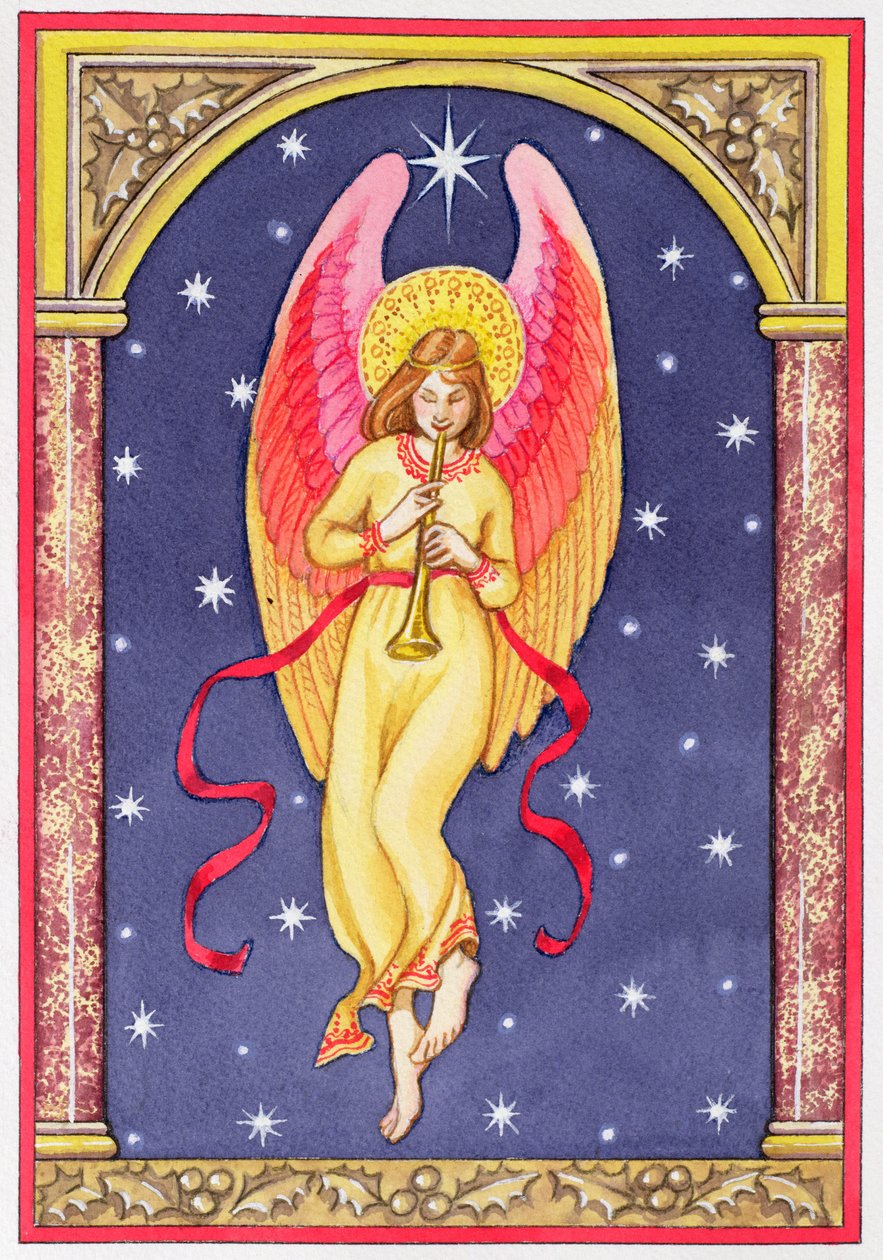 Herald Angel, 1996 (wc) af Lavinia Hamer