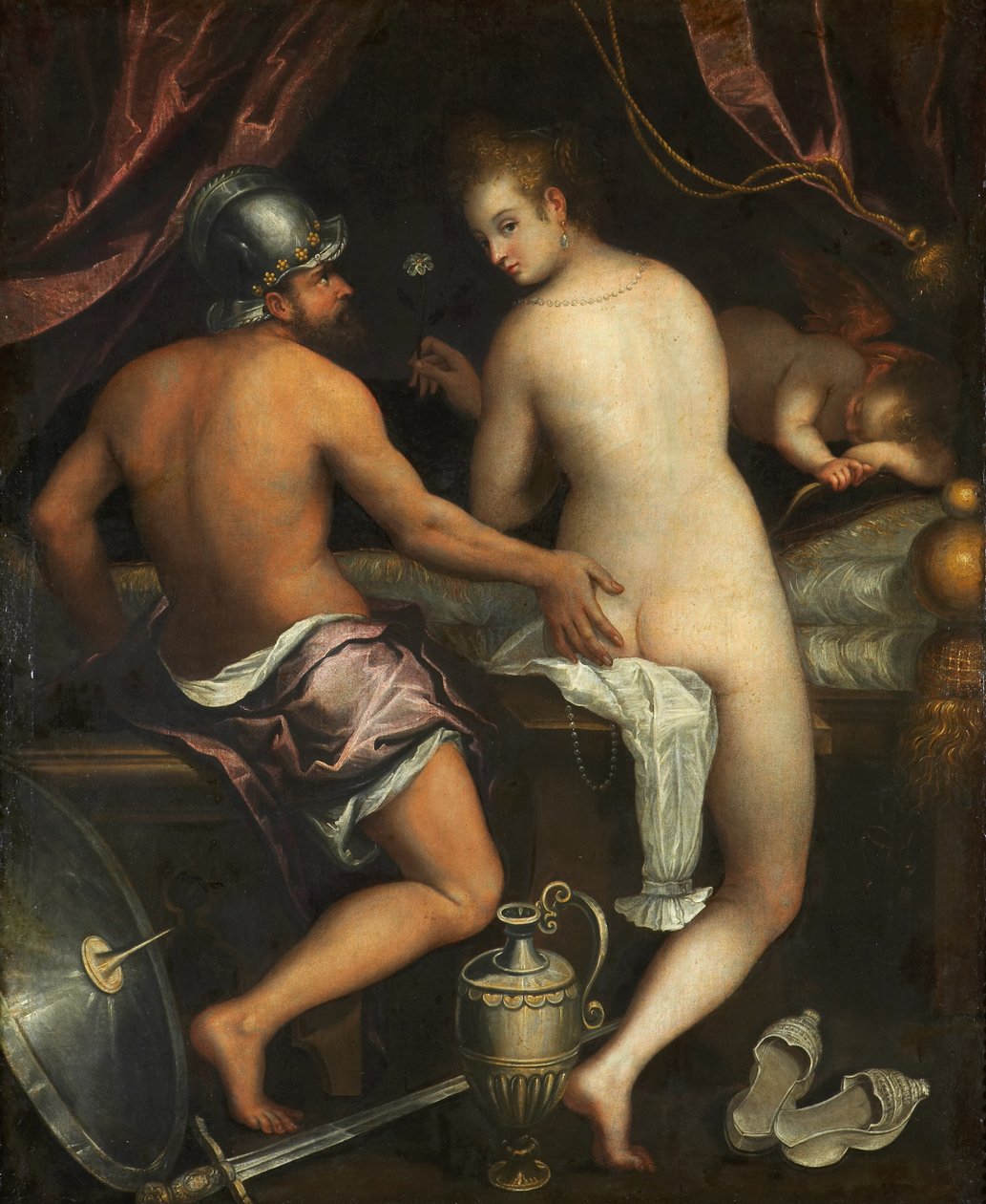 Mars og Venus, ca 1595. af Lavinia Fontana
