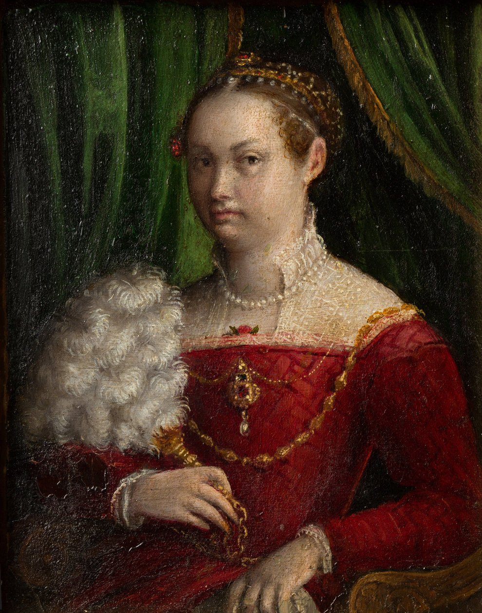 Selvportræt, ca 1577-1585. af Lavinia Fontana