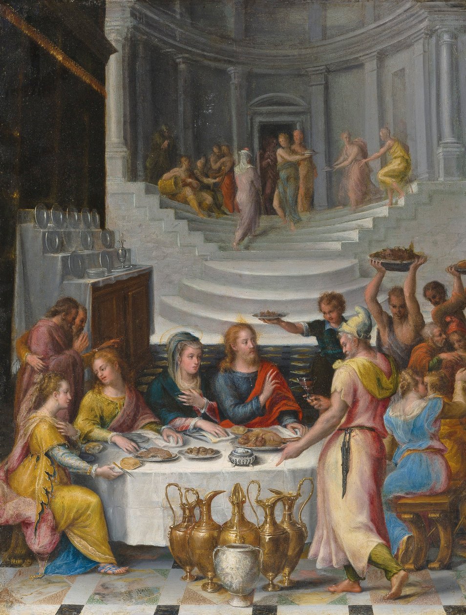 Bryllupsfesten i Cana. af Lavinia Fontana