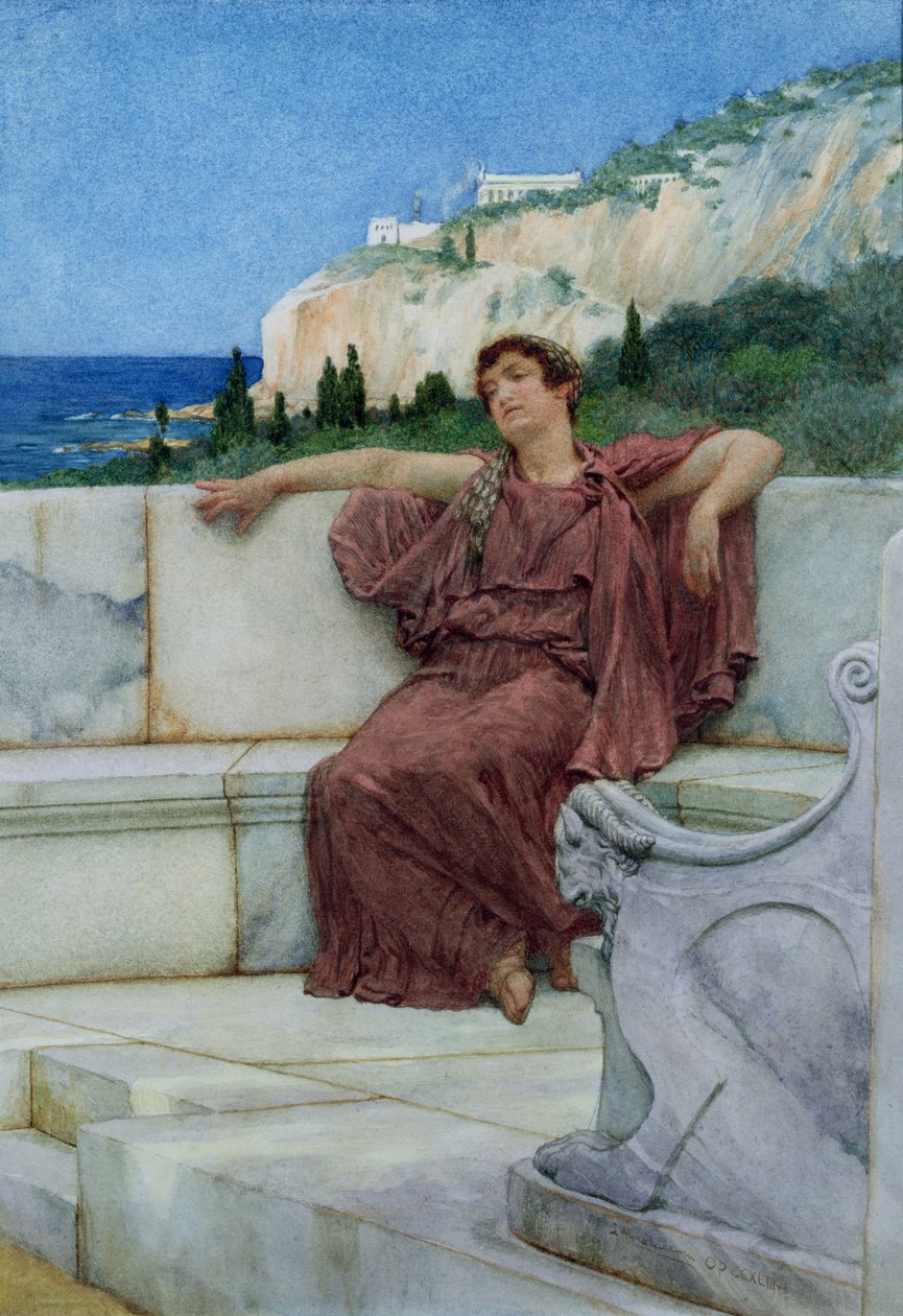 Dolce Far Niente, af Lawrence Alma Tadema