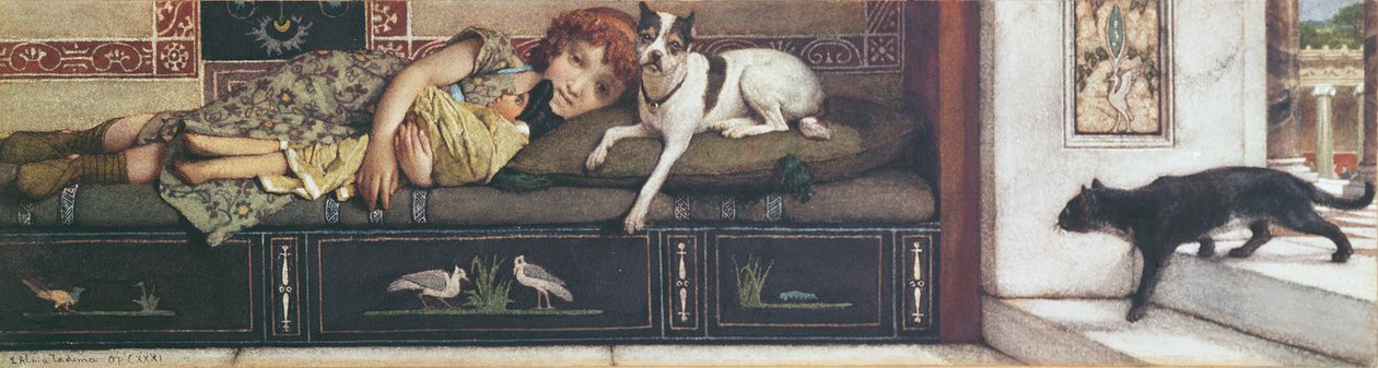 Gode venner af Lawrence Alma Tadema