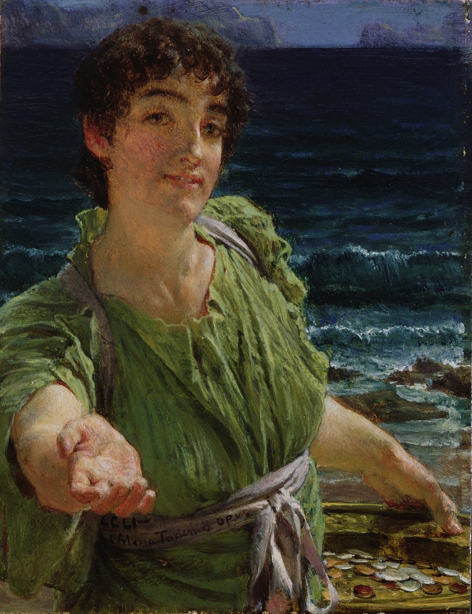Et ansigt, 1883 af Lawrence Alma Tadema